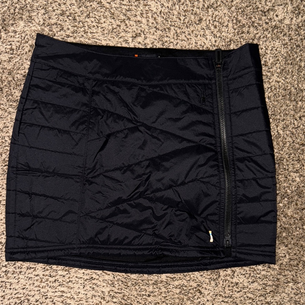 Smartwool Black Quilted Mini Skirt